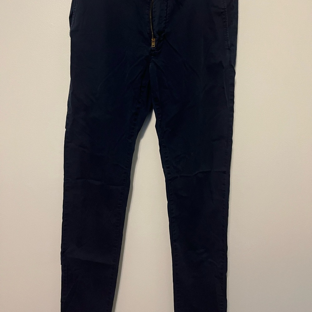 J. Crew Stretch Navy Chinos